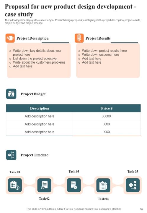 Proposal For New Product Design Development Example Document Report Doc Pdf Ppt Slide10