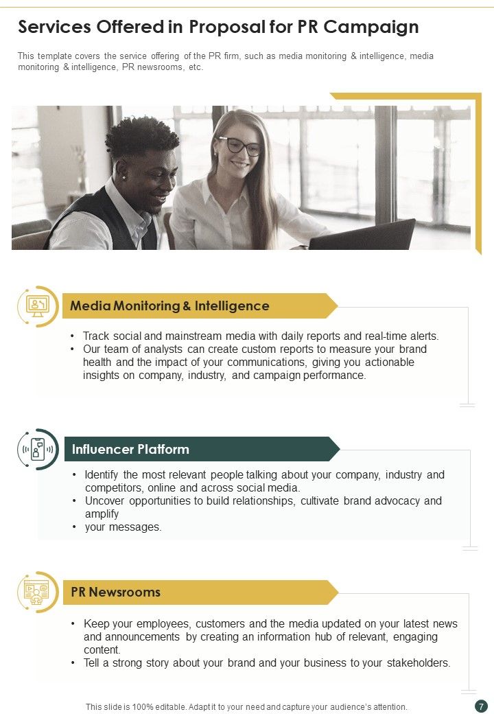 Proposal For PR Campaign Example Document Report Doc Pdf Ppt Slide07