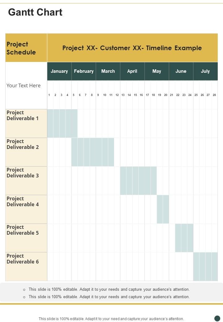 Proposal For PR Campaign Gantt Chart One Pager Sample Example Document