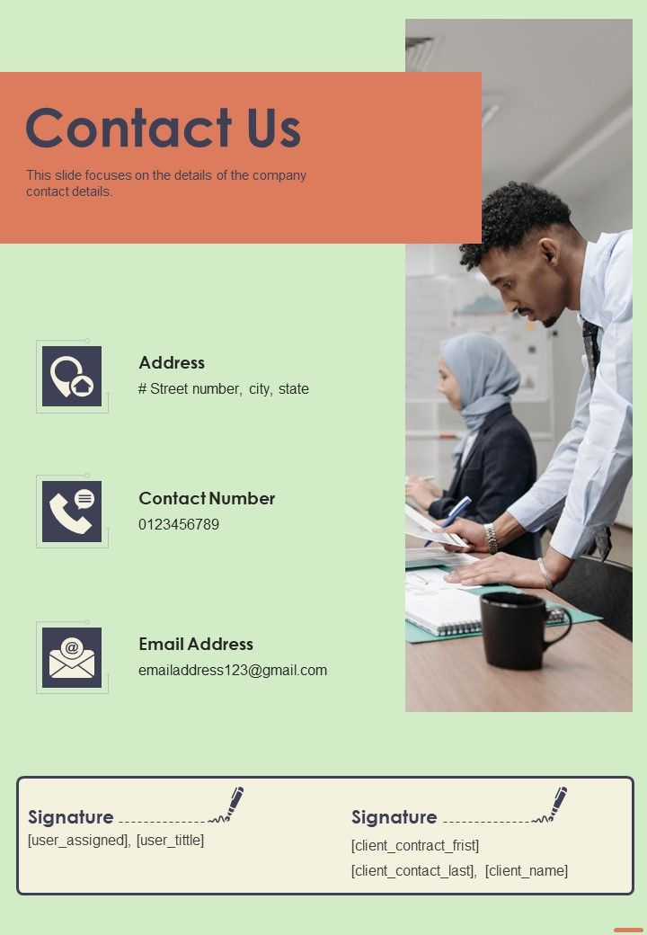 Proposal For Provisional Employment Service Contact Us One Pager Sample