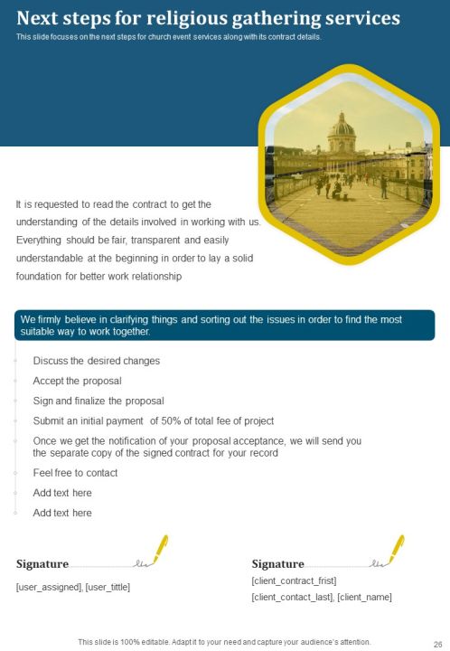 Proposal For Religious Gathering Example Document Report Doc Pdf Ppt Slide26