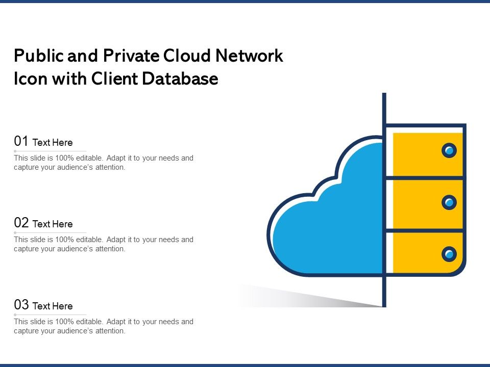 Public_And_Private_Cloud_Network_Icon_With_Client_Database_Ppt_PowerPoint_Presentation_Outline_Deck_PDF_Slide_1.jpg