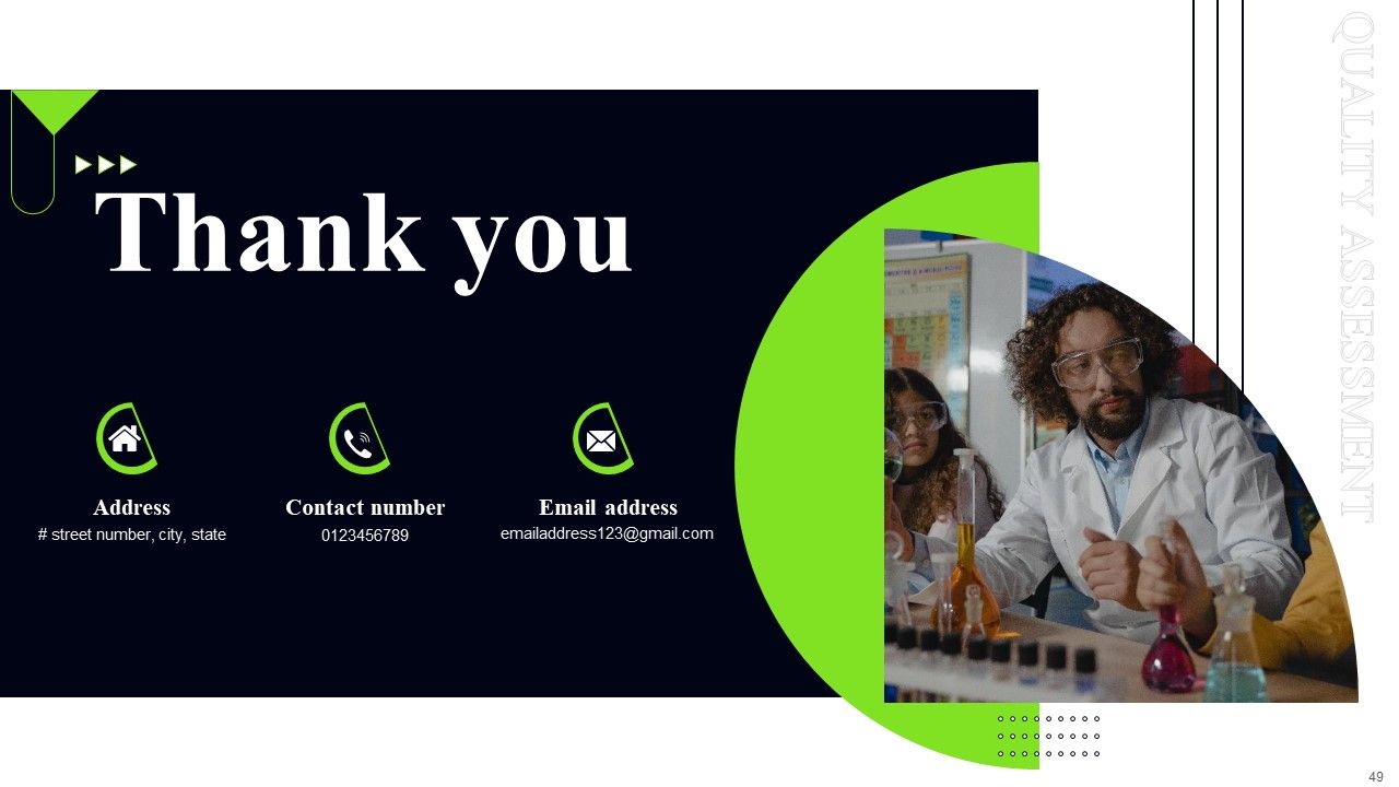Quality Assessment Ppt PowerPoint Presentation Complete Deck Slide49