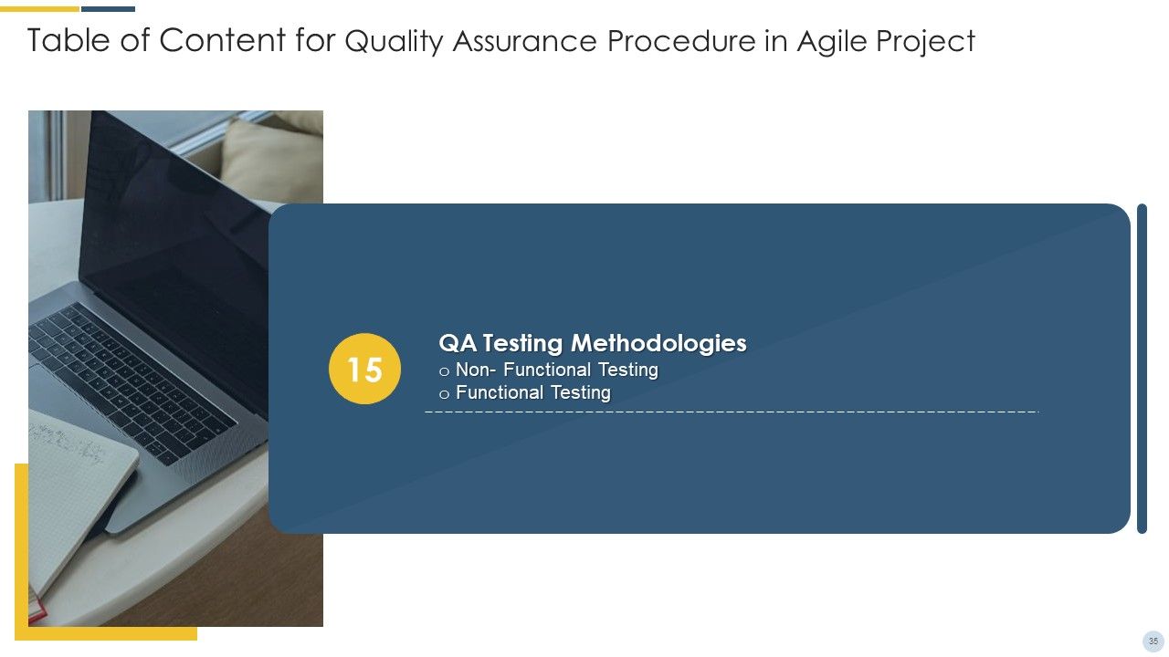 Quality Assurance Procedure In Agile Project Ppt PowerPoint Presentation Complete Deck With Slides Slide35