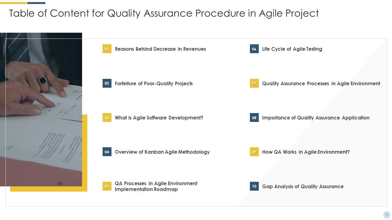 Quality Assurance Procedure In Agile Project Ppt PowerPoint Presentation Complete Deck With Slides Slide03