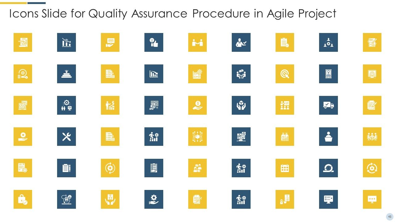 Quality Assurance Procedure In Agile Project Ppt PowerPoint Presentation Complete Deck With Slides Slide48
