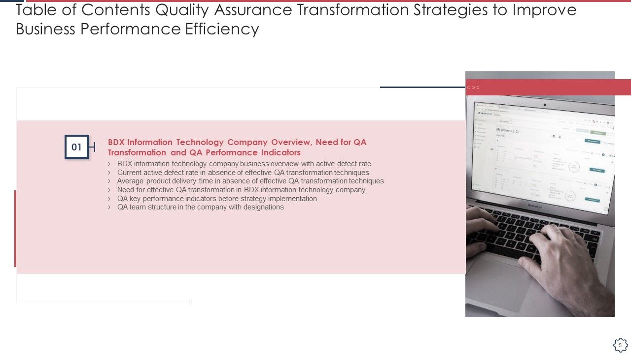 Quality Assurance Transformation Strategies To Improve Business Performance Efficiency Ppt PowerPoint Presentation Complete Deck With Slides Slide05