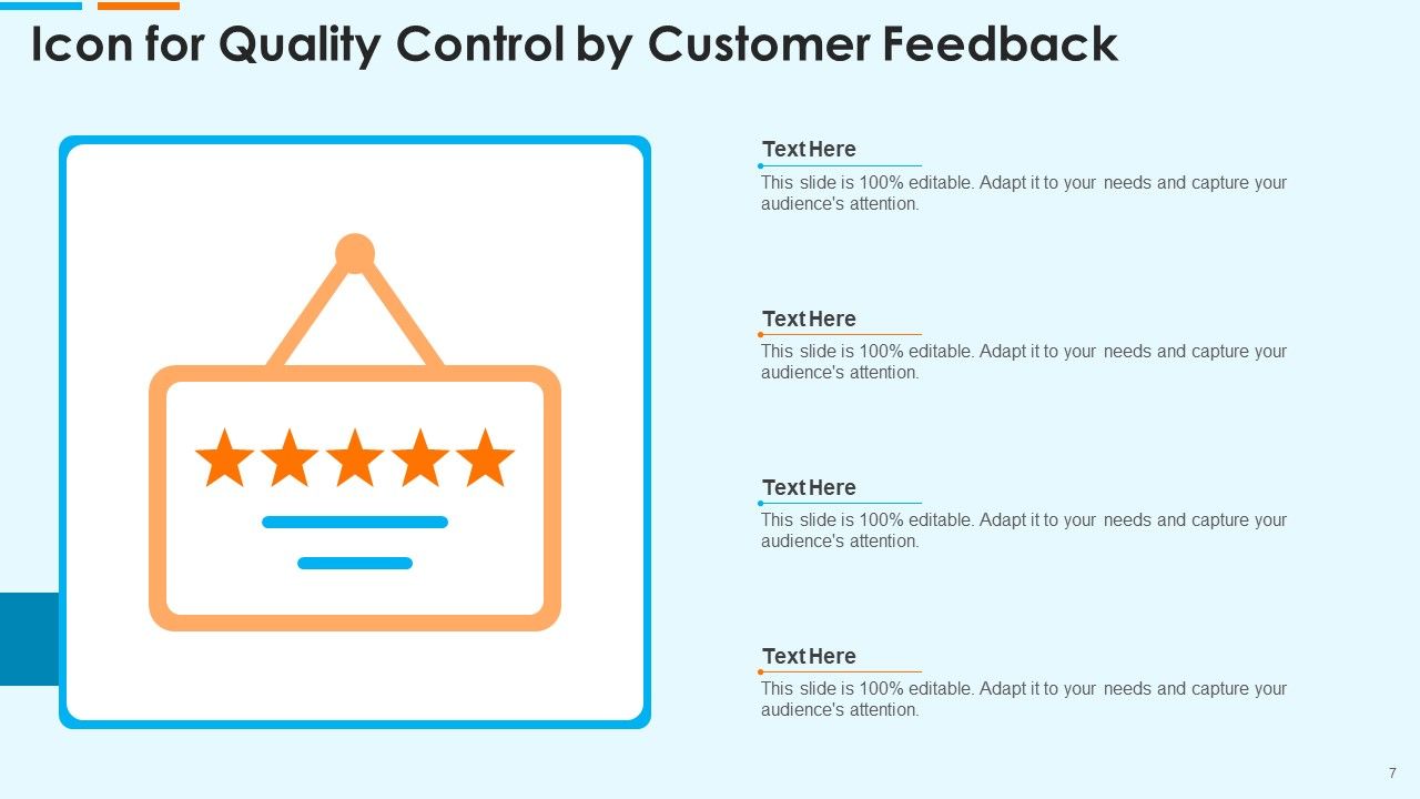 Quality Control Icon Ppt PowerPoint Presentation Complete Deck With Slides Slide07
