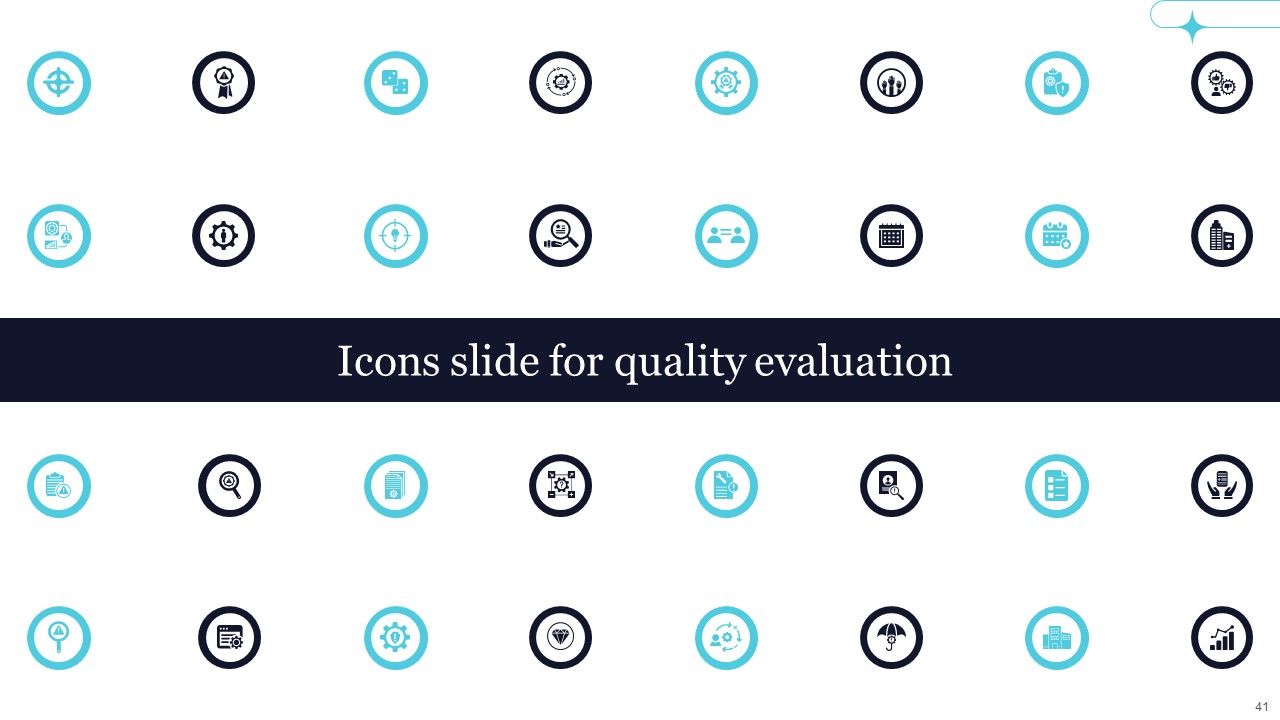 Quality Evaluation Ppt PowerPoint Presentation Complete Deck With Slides Slide41