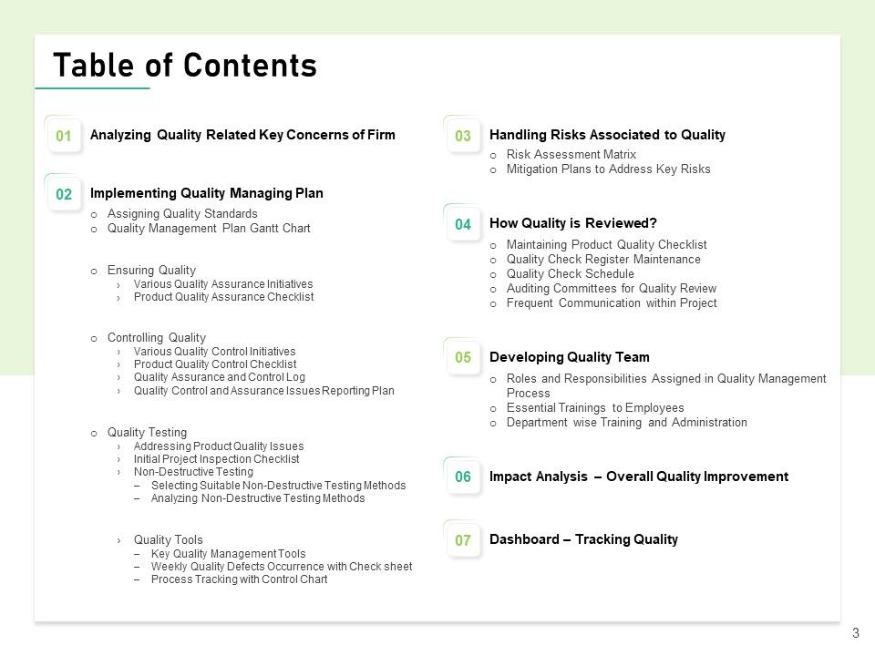 Quality Management Plan QMP Ppt PowerPoint Presentation Complete Deck With Slides Slide03