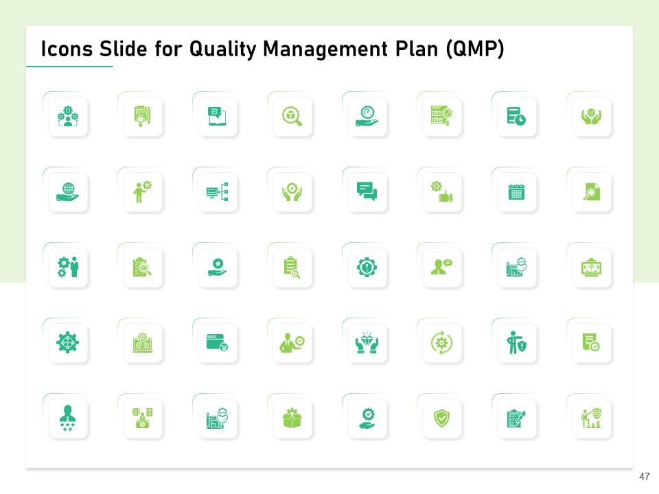 Quality Management Plan QMP Ppt PowerPoint Presentation Complete Deck With Slides Slide47