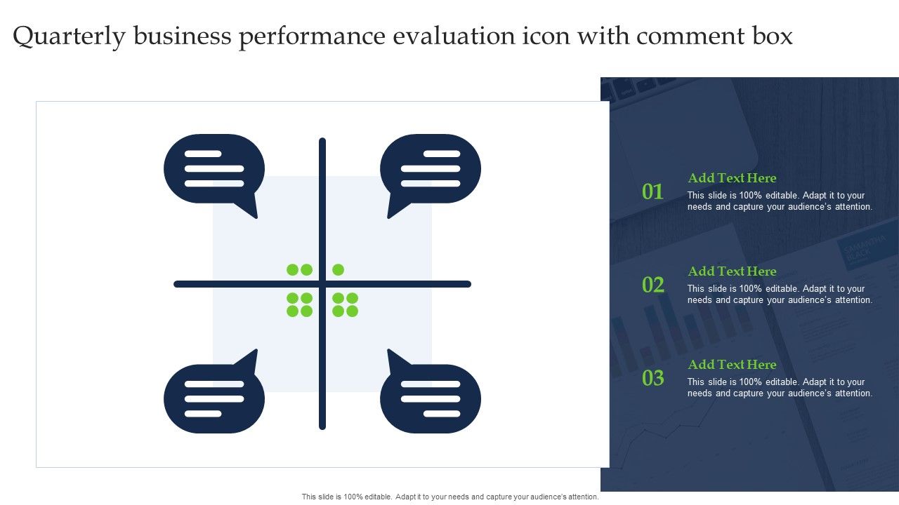 Quarterly_Business_Performance_Evaluation_Icon_With_Comment_Box_Professional_PDF_Slide_1.jpg