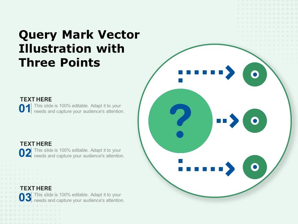 Query Mark Vector Illustration With Three Points Ppt PowerPoint ...