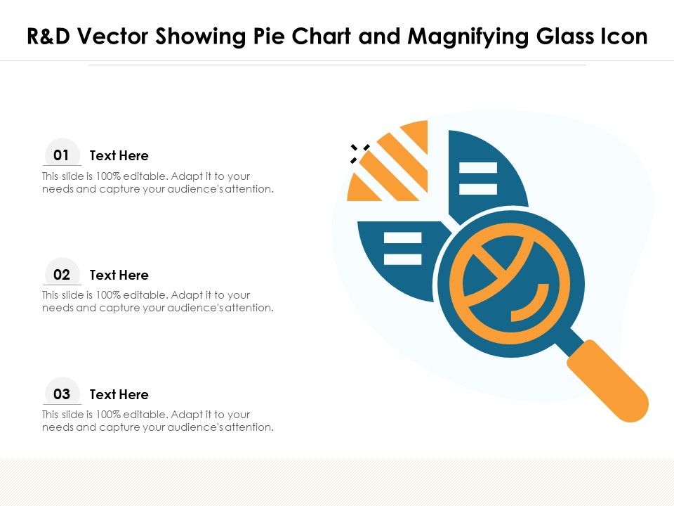 R_And_D_Vector_Showing_Pie_Chart_And_Magnifying_Glass_Icon_Ppt_PowerPoint_Presentation_Gallery_Display_PDF_Slide_1.jpg