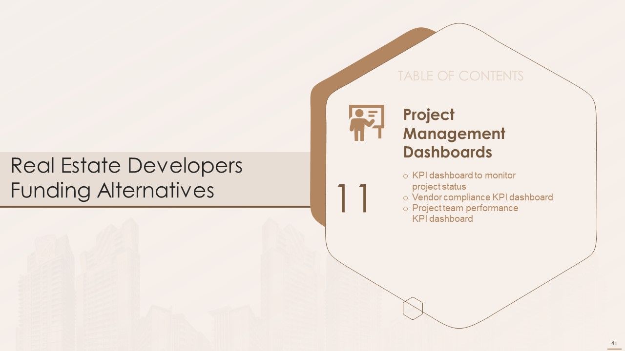 Real Estate Developers Funding Alternatives Ppt PowerPoint Presentation Complete With Slides Slide41