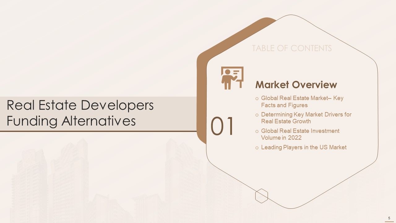 Real Estate Developers Funding Alternatives Ppt PowerPoint Presentation Complete With Slides Slide05