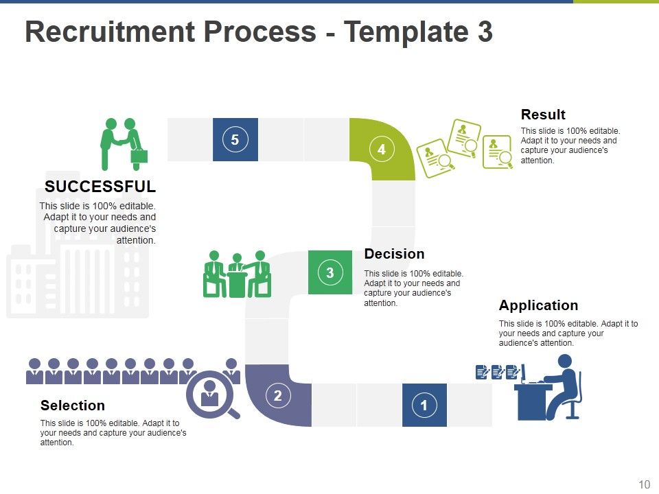 Recruiting Process Ppt PowerPoint Presentation Complete Deck With Slides Slide10