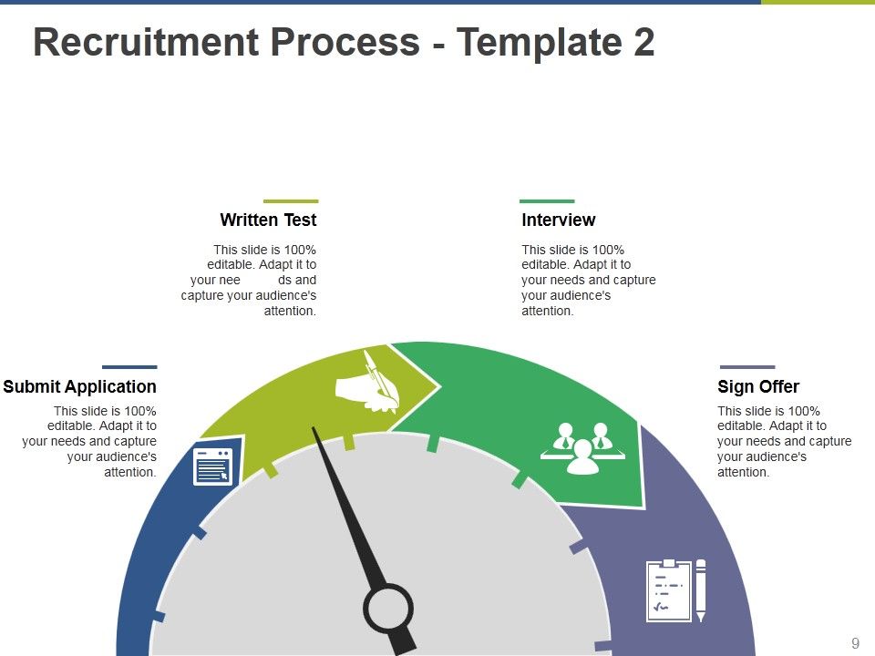 Recruiting Process Ppt PowerPoint Presentation Complete Deck With Slides Slide09