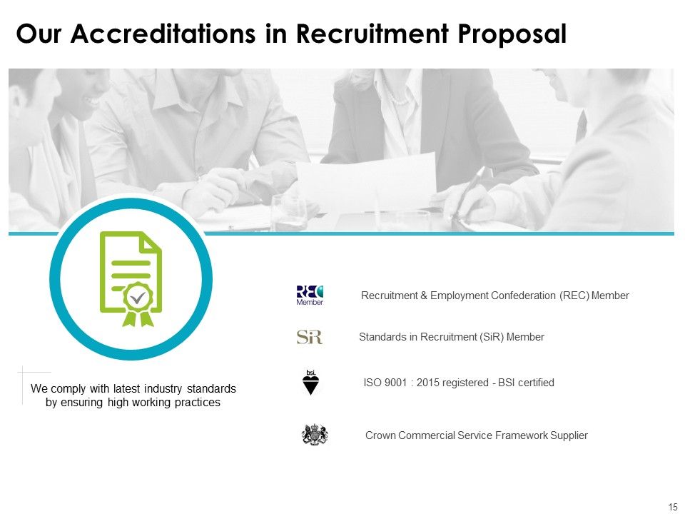 Recruitment Proposal Ppt PowerPoint Presentation Complete Deck Slide15