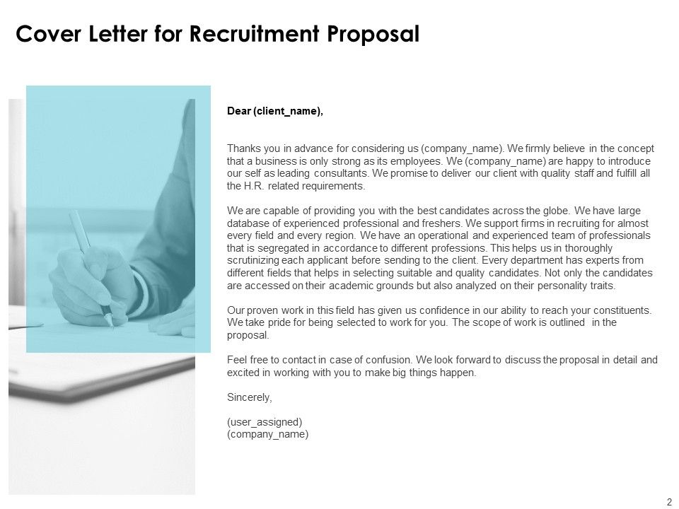 Recruitment Proposal Ppt PowerPoint Presentation Complete Deck Slide02