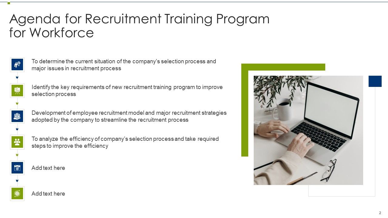 Recruitment Training Program For Workforce Ppt PowerPoint Presentation Complete Deck With Slides Slide02