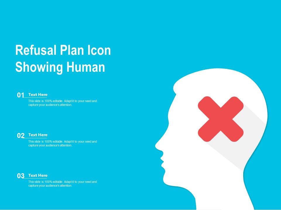 Refusal_Plan_Icon_Showing_Human_Ppt_PowerPoint_Presentation_Summary_Influencers_PDF_Slide_1.jpg