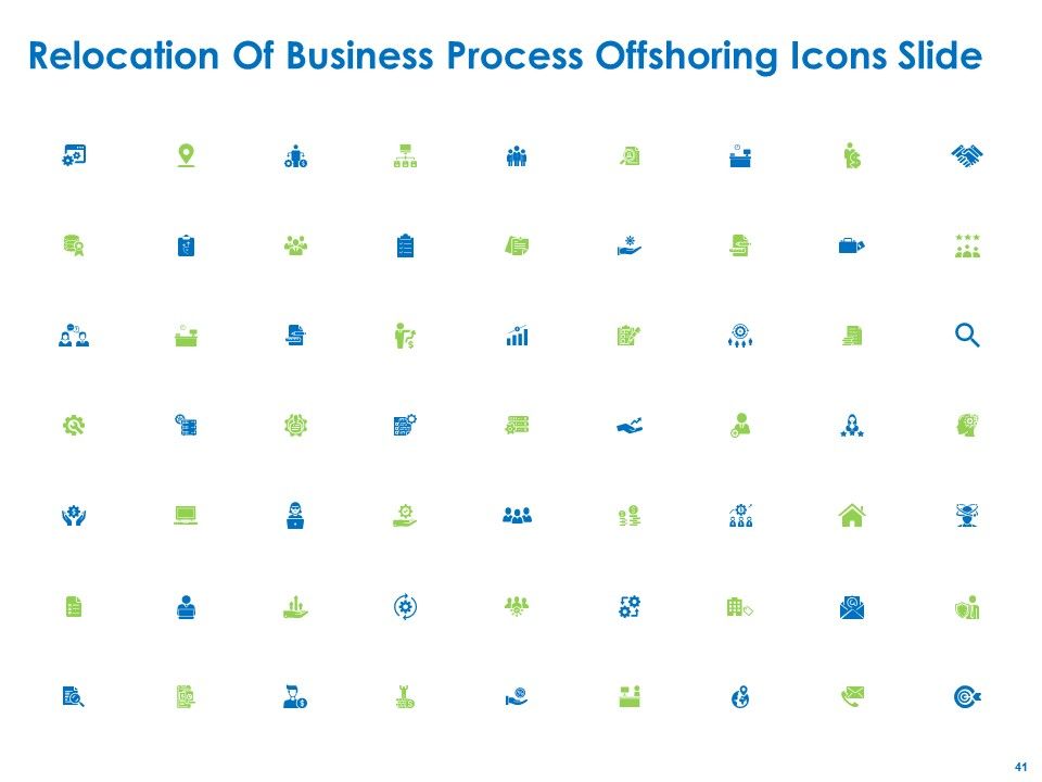 Relocation Of Business Process Offshoring Ppt PowerPoint Presentation Complete Deck With Slides Slide41