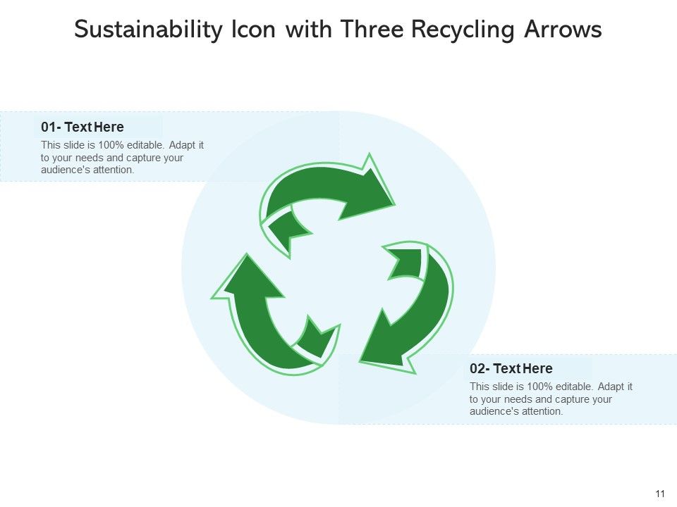 Renewable Circular Arrows Ppt PowerPoint Presentation Complete Deck With Slides Slide11