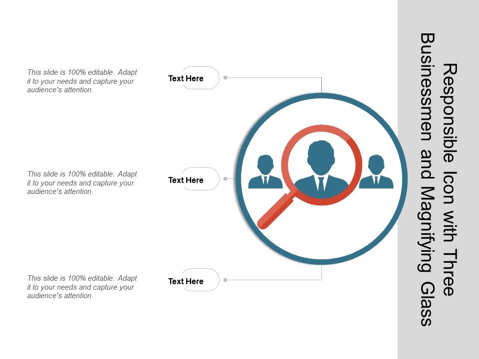 Responsible_Icon_With_Three_Businessmen_And_Magnifying_Glass_Ppt_PowerPoint_Presentation_File_Model_PDF_Slide_1.jpg