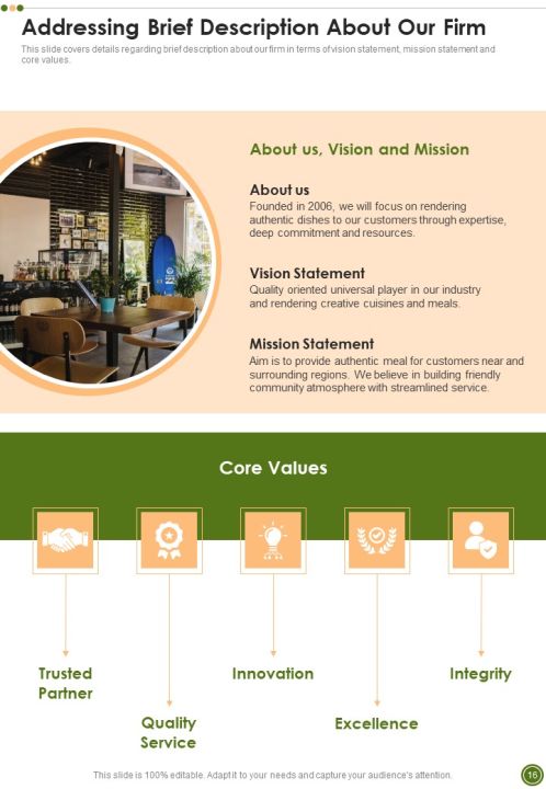 Restaurant Business Funding Proposal Example Document Report Doc Pdf Ppt Slide16