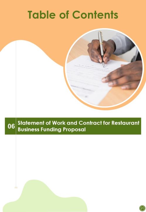 Restaurant Business Funding Proposal Example Document Report Doc Pdf Ppt Slide21
