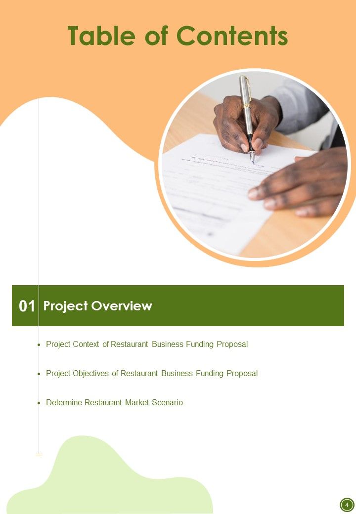 Restaurant Business Funding Proposal Example Document Report Doc Pdf Ppt Slide04
