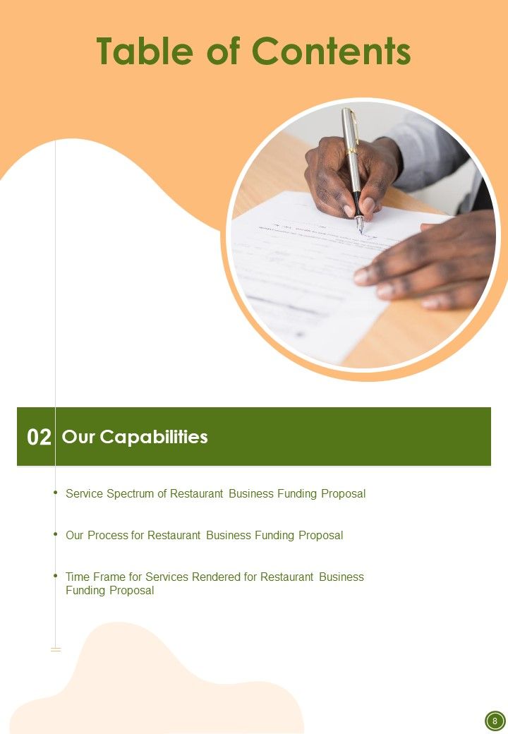 Restaurant Business Funding Proposal Example Document Report Doc Pdf Ppt Slide08
