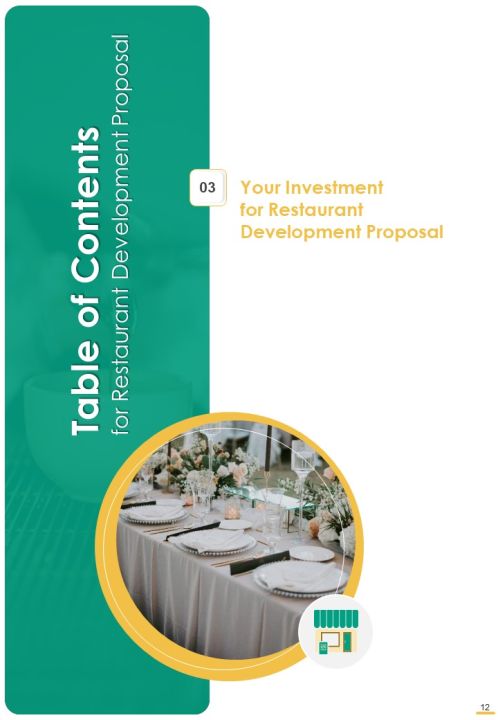 Restaurant Development Proposal Example Document Report Doc Pdf Ppt Slide12