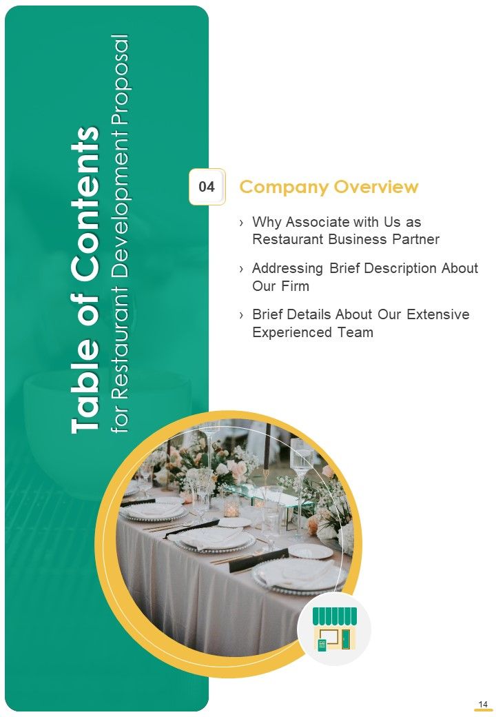Restaurant Development Proposal Example Document Report Doc Pdf Ppt Slide14