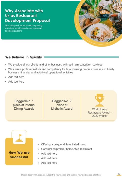 Restaurant Development Proposal Example Document Report Doc Pdf Ppt Slide15