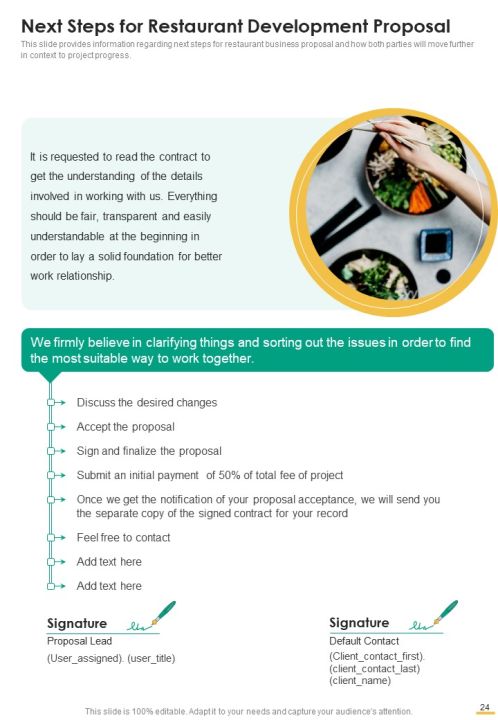 Restaurant Development Proposal Example Document Report Doc Pdf Ppt Slide24