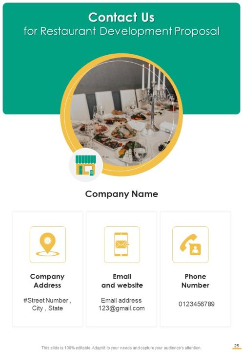 Restaurant Development Proposal Example Document Report Doc Pdf Ppt Slide25