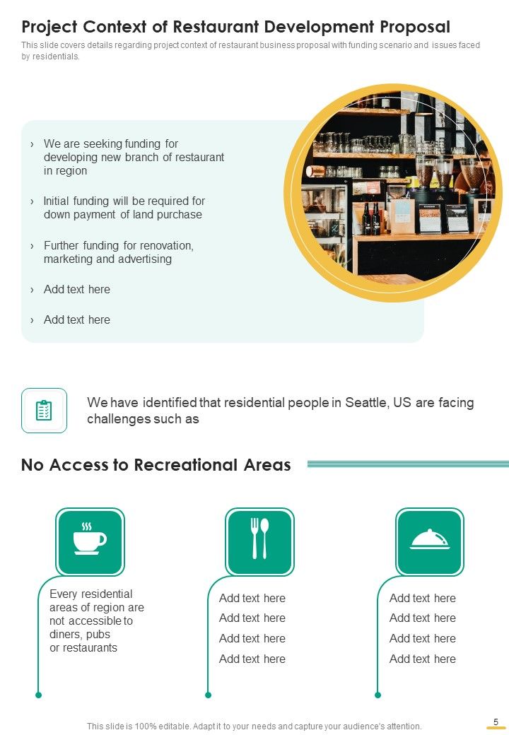 Restaurant Development Proposal Example Document Report Doc Pdf Ppt Slide05