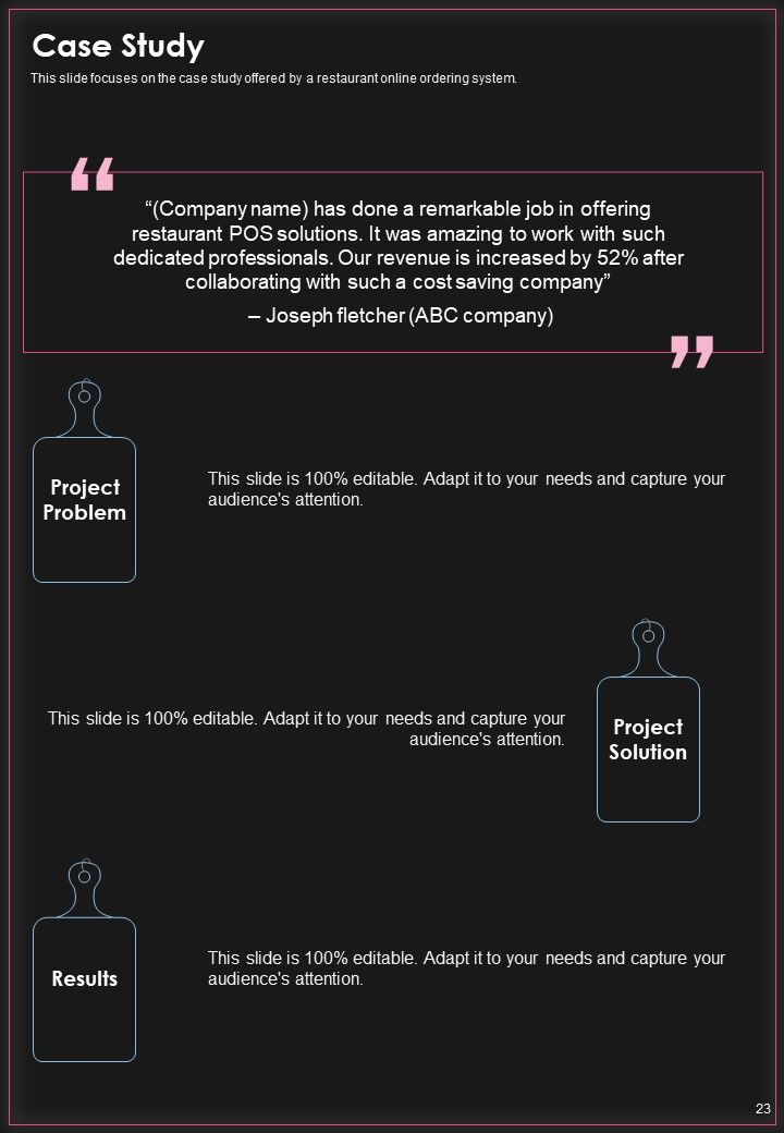 Restaurant Point Of Sale Proposal Example Document Report Doc Pdf Ppt Slide23