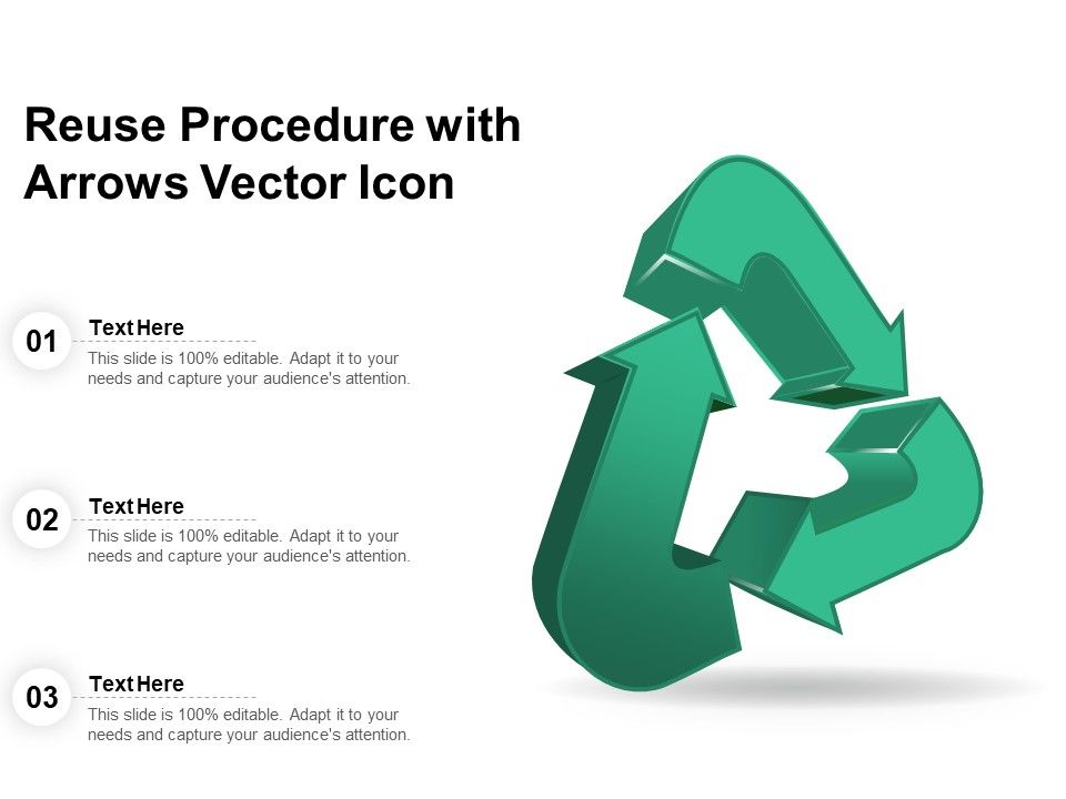 Reuse_Procedure_With_Arrows_Vector_Icon_Ppt_PowerPoint_Presentation_Slides_Portrait_PDF_Slide_1.jpg