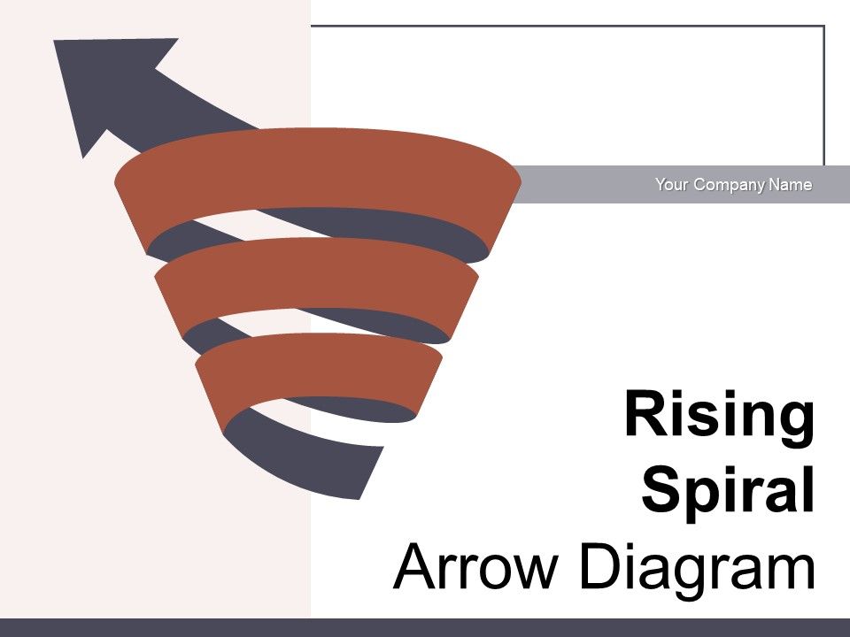 Rising Spiral Arrow Diagram Financial Growth Ppt PowerPoint Presentation Complete Deck Slide01