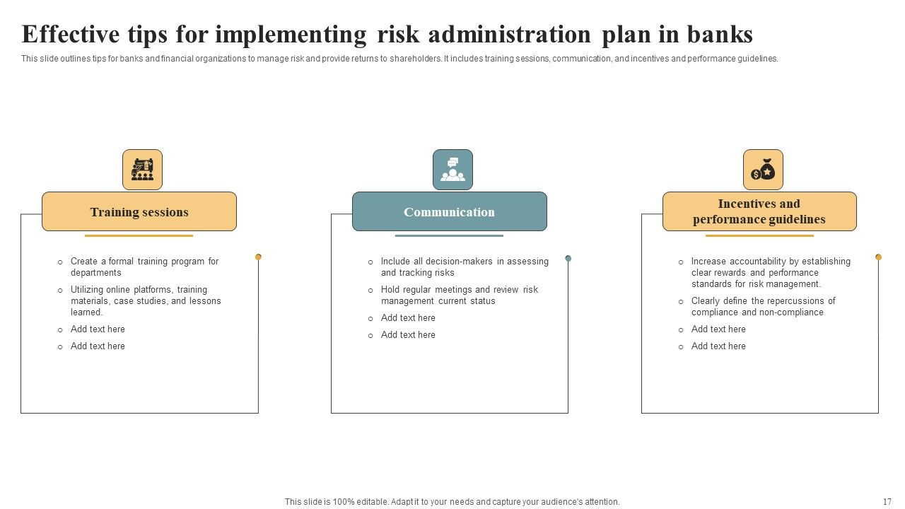 Risk Administration Plan Ppt PowerPoint Presentation Complete Deck With Slides Slide17