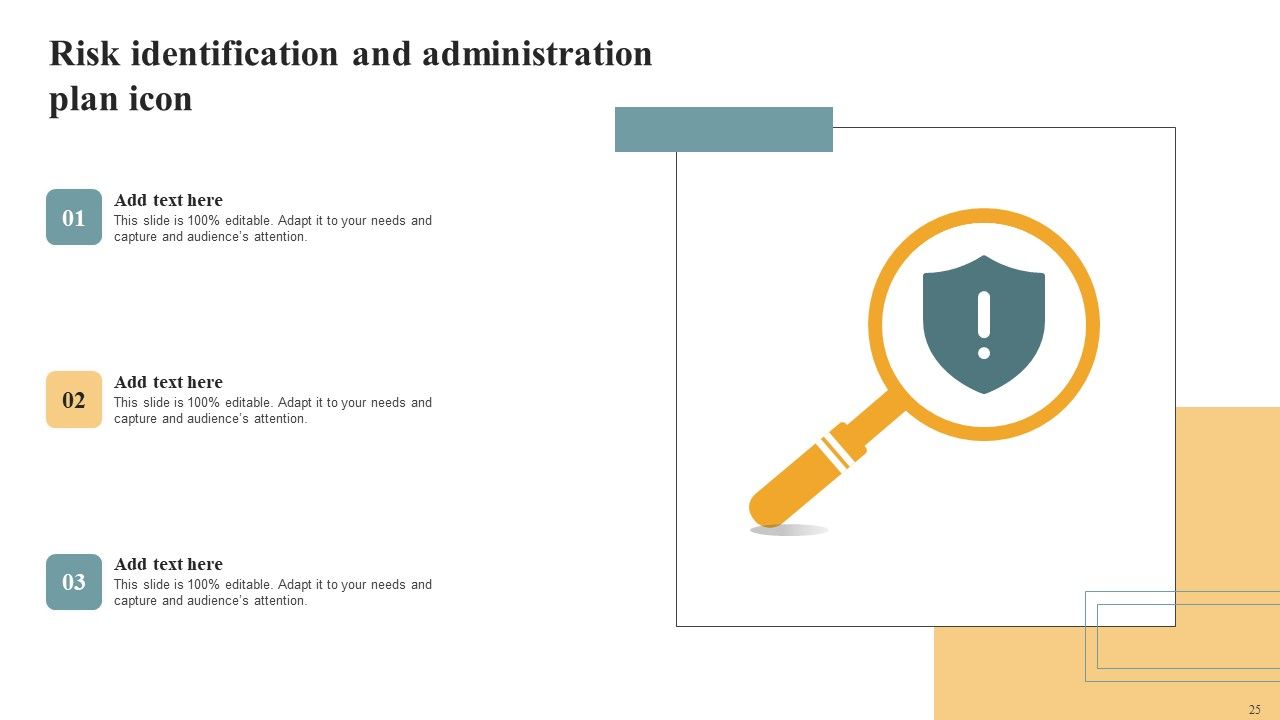 Risk Administration Plan Ppt PowerPoint Presentation Complete Deck With Slides Slide25