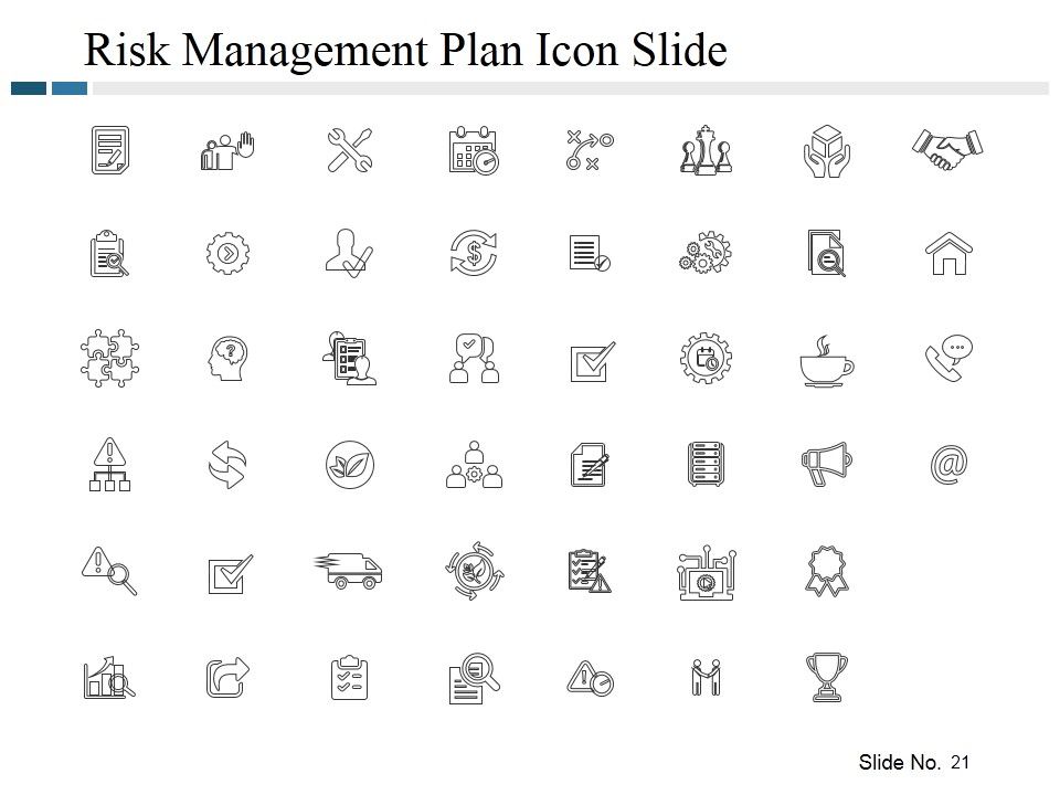 Risk Management Plan Ppt PowerPoint Presentation Complete Deck With Slides Slide21