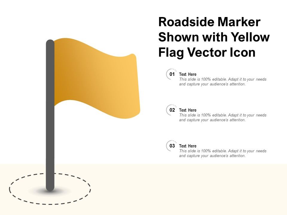 Roadside_Marker_Shown_With_Yellow_Flag_Vector_Icon_Ppt_PowerPoint_Presentation_File_Objects_PDF_Slide_1.jpg