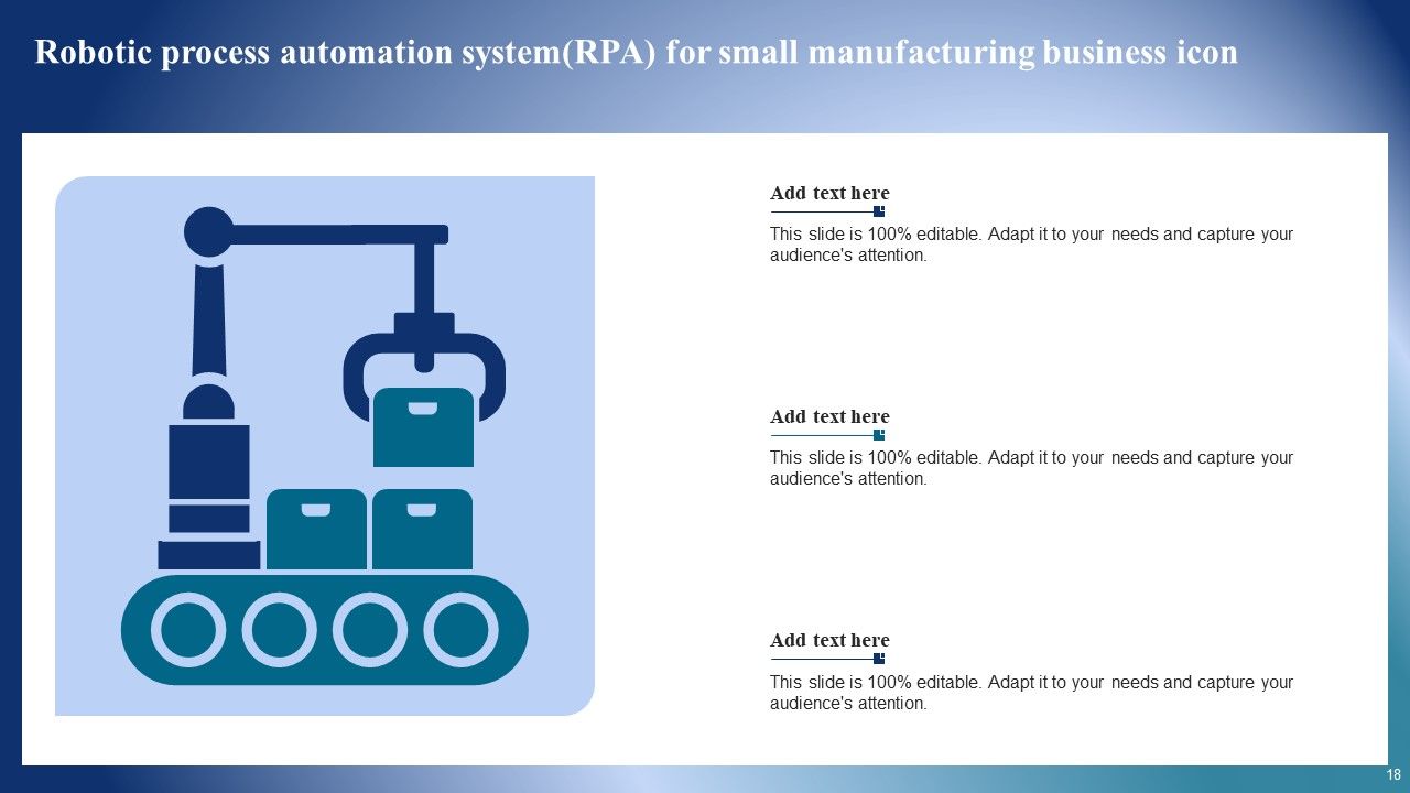Robotic Process Automation System Ppt PowerPoint Presentation Complete Deck With Slides Slide18