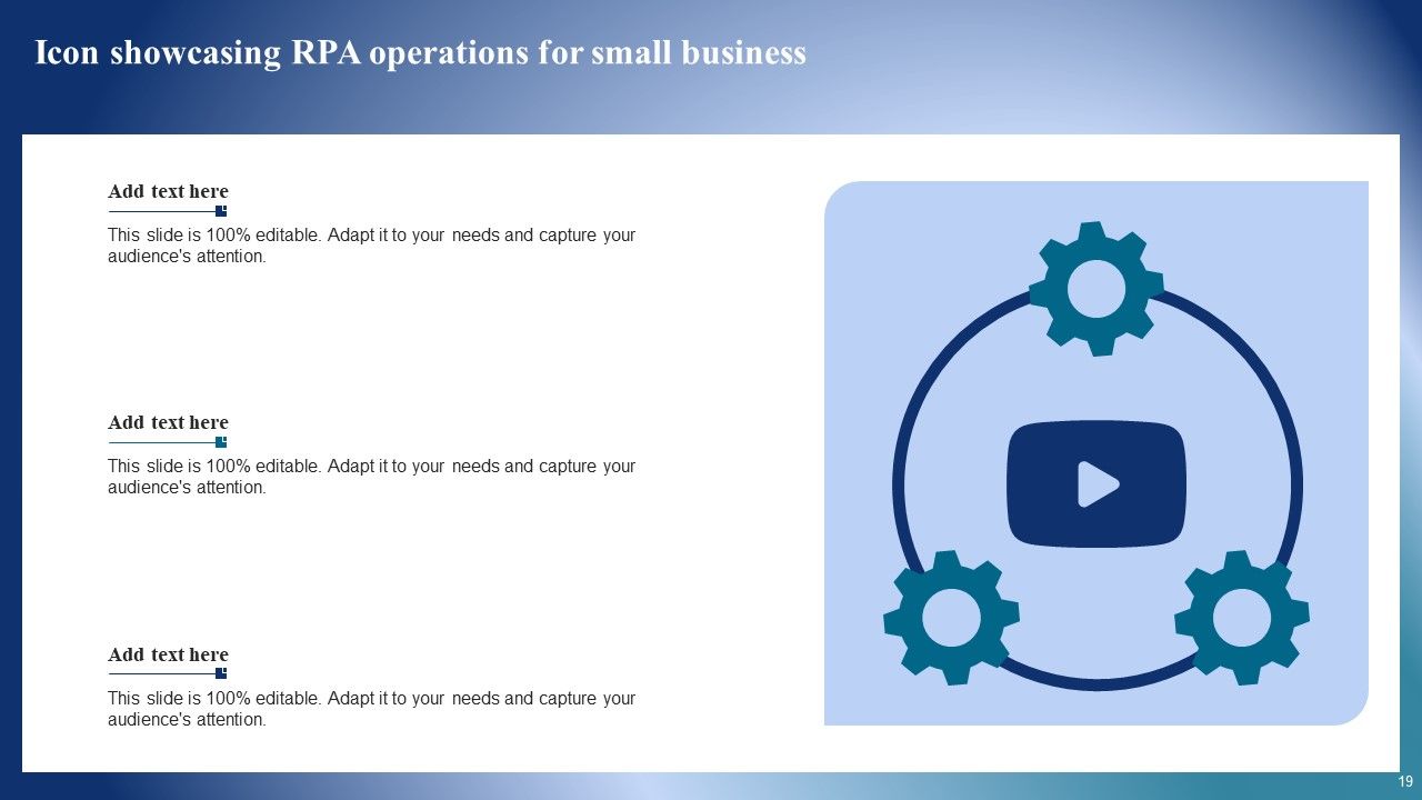 Robotic Process Automation System Ppt PowerPoint Presentation Complete Deck With Slides Slide19
