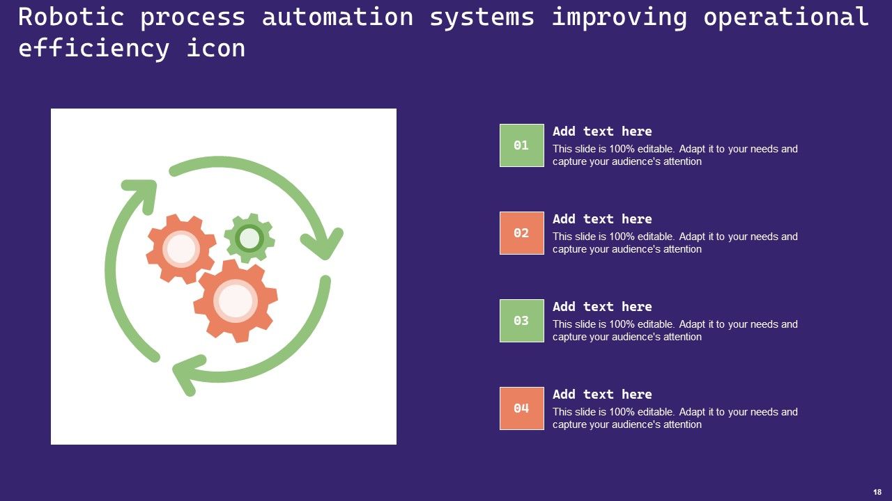 Robotic Process Automation Systems Ppt PowerPoint Presentation Complete Deck With Slides Slide18