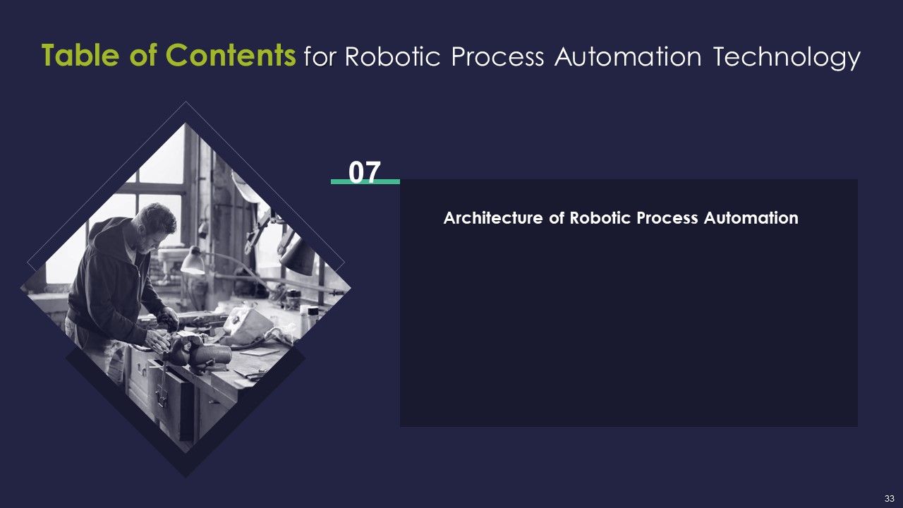 Robotic Process Automation Technology Ppt PowerPoint Presentation Complete Deck With Slides Slide33